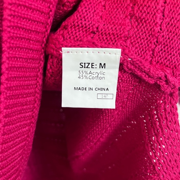 Pink Sweater Crew Neck - Picture 5 of 7